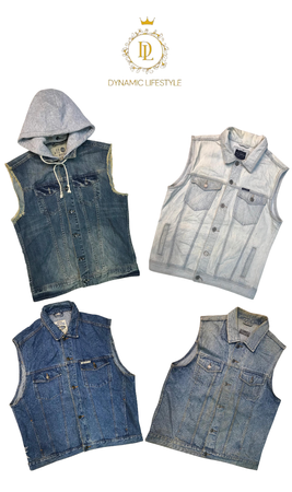 Gilet en denim 20 ps