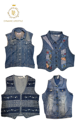 Denim vest coat 40 pcs