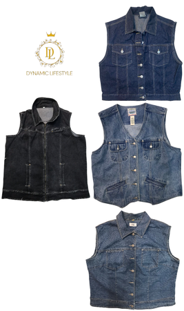 Denim vest coat 20 pcs