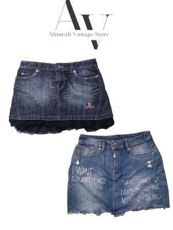 Y2K Denimröcke Mini und Midi