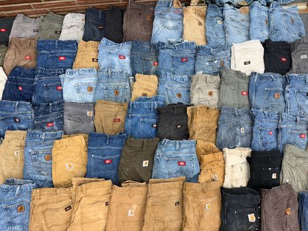 カーハート＆ディッキーズ作業用パンツ（ミックスサイズ 28-38）