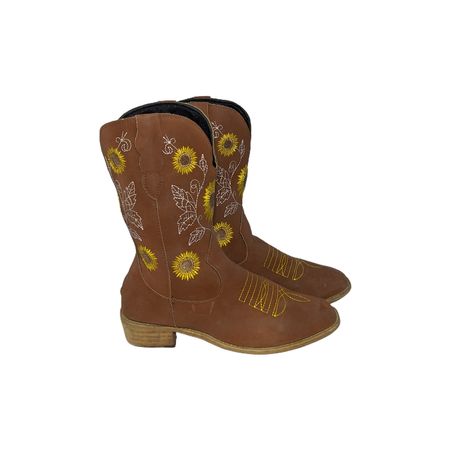 MV205# Bottes de cowboy vintage