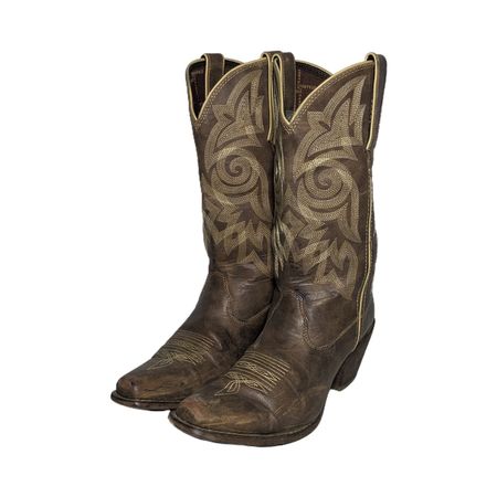 MV209# Bonnes bottes de cowboy vintage de bonne qualité.