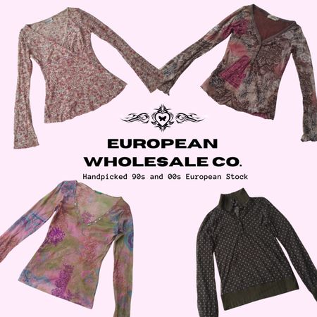 00s Coquette Fairycore European Mesh Tops Ft. Formula Joven (EWC034)