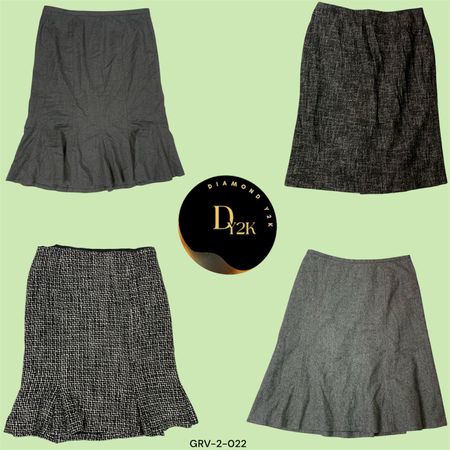 Retro Wool Skirts – Y2K Winter Essentials (GRV-2-022)