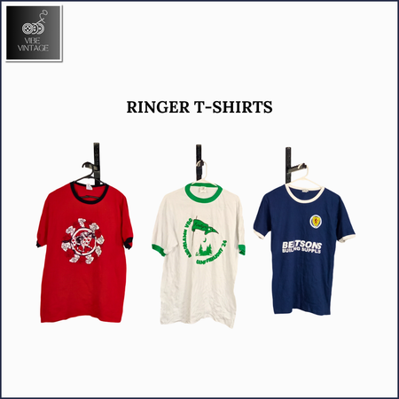 T-SHIRTS RINGER - 27 PCS
