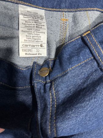Shorts en denim bleu foncé rework Carhartt