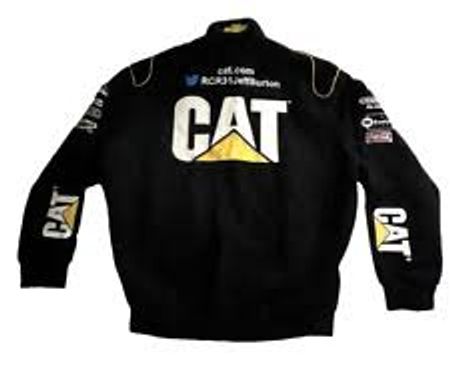 CAT Jeff Burton Rework style NASCAR Racing Jacket
