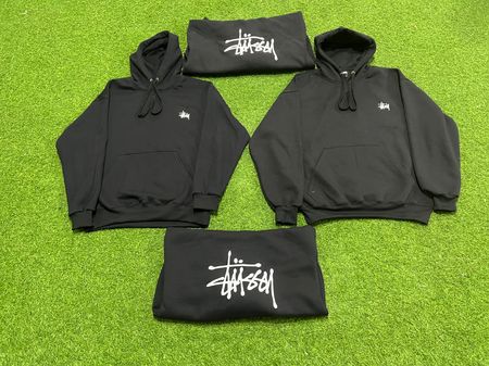 Sweatshirts à capuche Rework Styel Stussy sélectionnés à la main sur mesure.