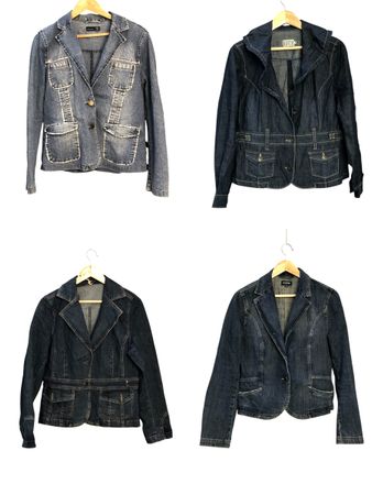 Discounted Y2K denim jackets S-923