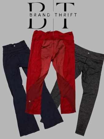 Leggings de academia Lululemon - 35 pcs A/B/C
