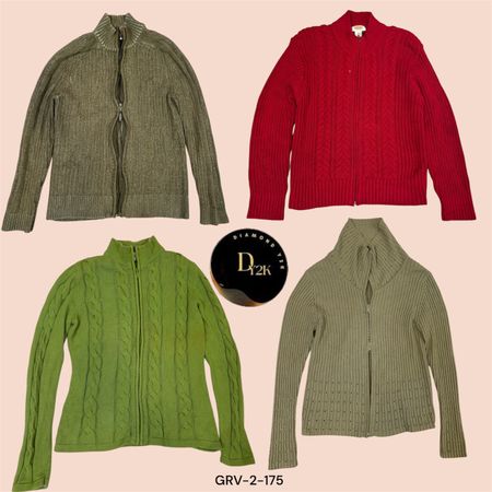 Reißverschluss-Strickpullover – Perfekt zum Schichten (GRV-2-175)