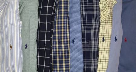 Camisas de Algodão Ralph Lauren Polo