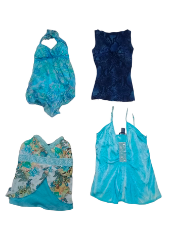 Bestseller Party-Nacht Tops - 12 Stück - feb28/25