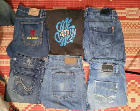 POLO  AND OTHER MIX BRANDS JEANS TOTAL 11 PIECES (ID 344)