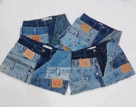 CR3705 Jupes ceinturées upcyclées - 10 pièces