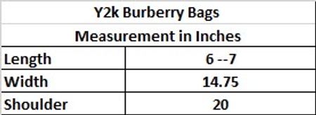 Y2k Style Rework burberry bags