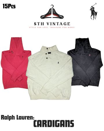 Ralph Lauren button sweaters - 15 pcs