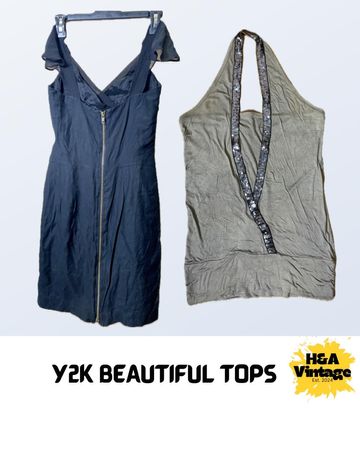 Y2K BEAUTIFUL TOPS 10 PCS