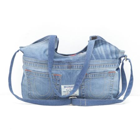 Upcycled True Religion Denim Bags