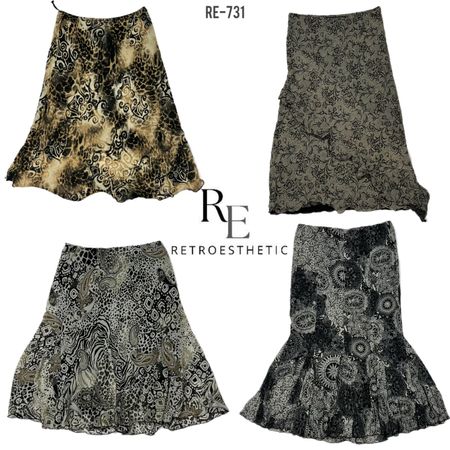 Y2K Gothic Poly Skirts (RE-731)