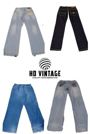 HD718 Men Hiphop Baggy Jeans - 16 pcs