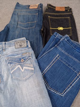 HD722 Men Baggy Hiphop Jeans - 15 pcs