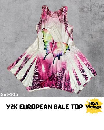 Y2K European Bale Tops 15 Pcs