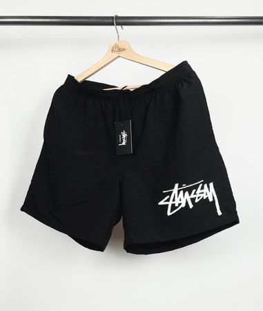 Stussy Rework Style Black Shorts 10 pcs