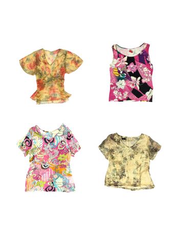 Die Girly Y2K Tops S-978