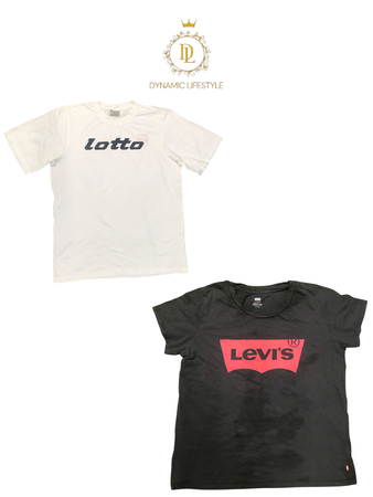 Mixed brand t-shirts 90 pieces