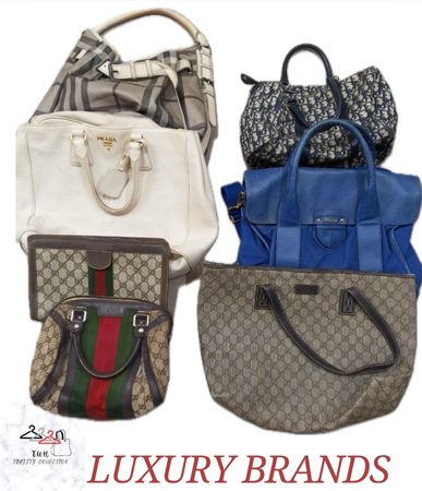 Mix brand bags (gucci, prada, & Burberry)