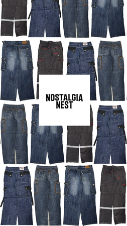 Mixed Brand Baggy Cargos