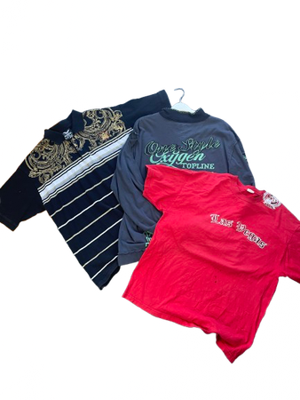 T-shirt moda Y2K 10 pezzi