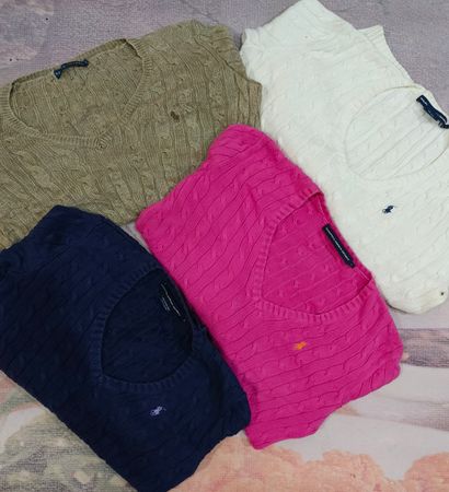 POLO RALPH LAUREN CABLE KNIT 12PCS