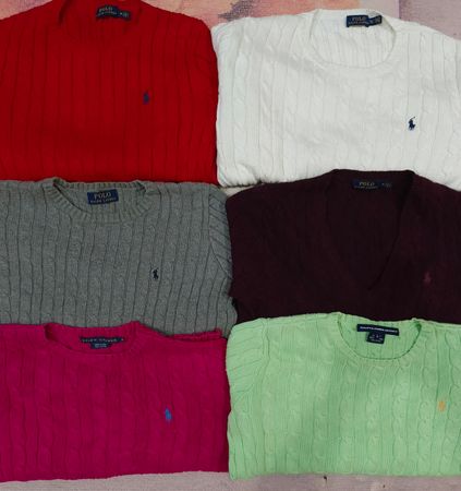 POLO RALPH LAUREN CABLE KNIT 15PCS