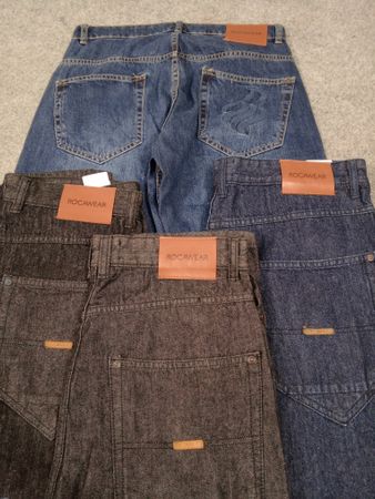 HD728 Men Baggy Roca Wear Jeans - 11 pcs