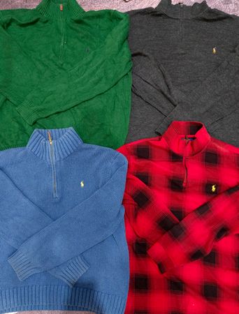 POLO RALPH LAUREN HALF ZIP 12PCS