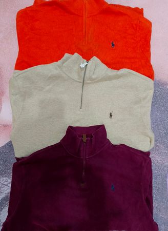 POLO RALPH LAUREN HALF ZIP 10PCS