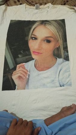 Music and mix printed brand T shirt