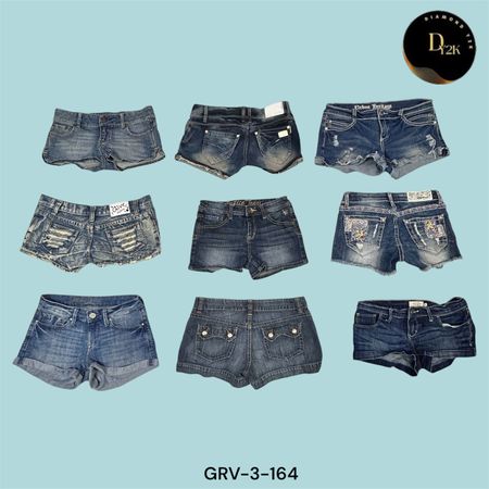 Y2K Dream Girl Denim Shorts – Vintage Meets Modern (GRV-3-164)
