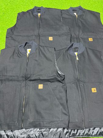 Carhartt Rework Style Black Waistcoat