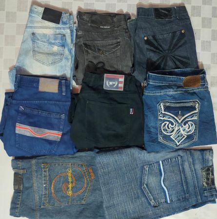 ROCAWEAR SOUTH POLE PHAT AFFLICATION AND OTHER MIX BRAND JEANS TOTAL 10 PIECES (ID 389)