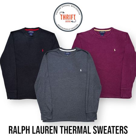 T871 Ralph Lauren Thermal Sweaters 15PCs
