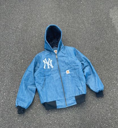 Carhartt NY Denim blue Rework style hoodies 20 pcs