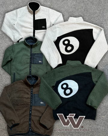 Stüssy Rework Style Sherpa Jackets - MOQ 25 pcs #32625