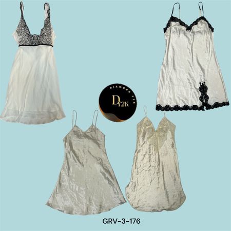Y2K Angel Energy ✨ White Slip Dress for That 2000s It-Girl Look (GRV-3-176)