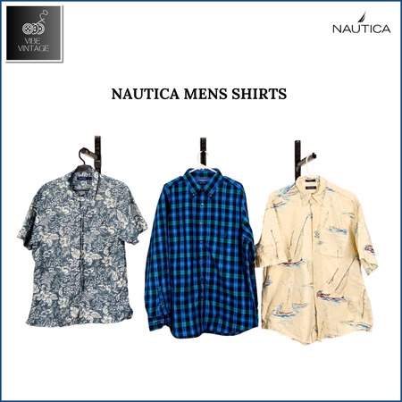 NAUTICA MEN'S SHIRTS - 25 PCS (BUNDLE 1)