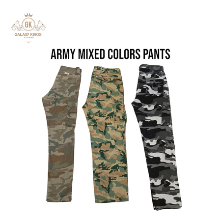 Army Mixed Color Pants