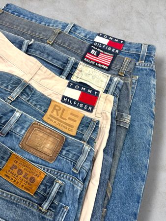 Polo Ralph Lauren Tommy Hilfiger Jeans 20 pièces (A-54)